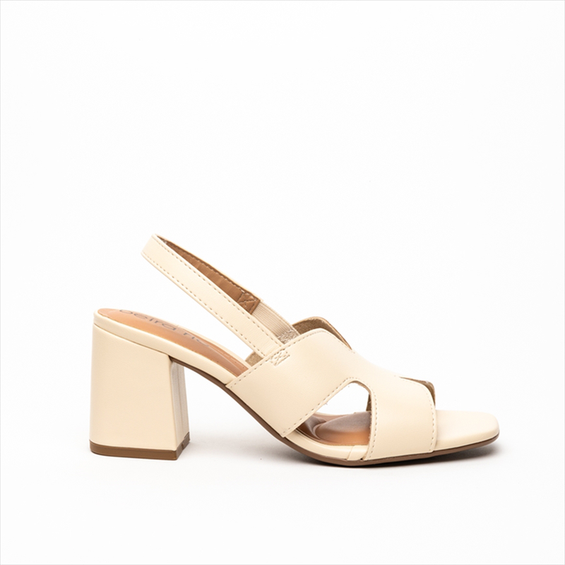 Beira rio cross strap medium heel sandals-null