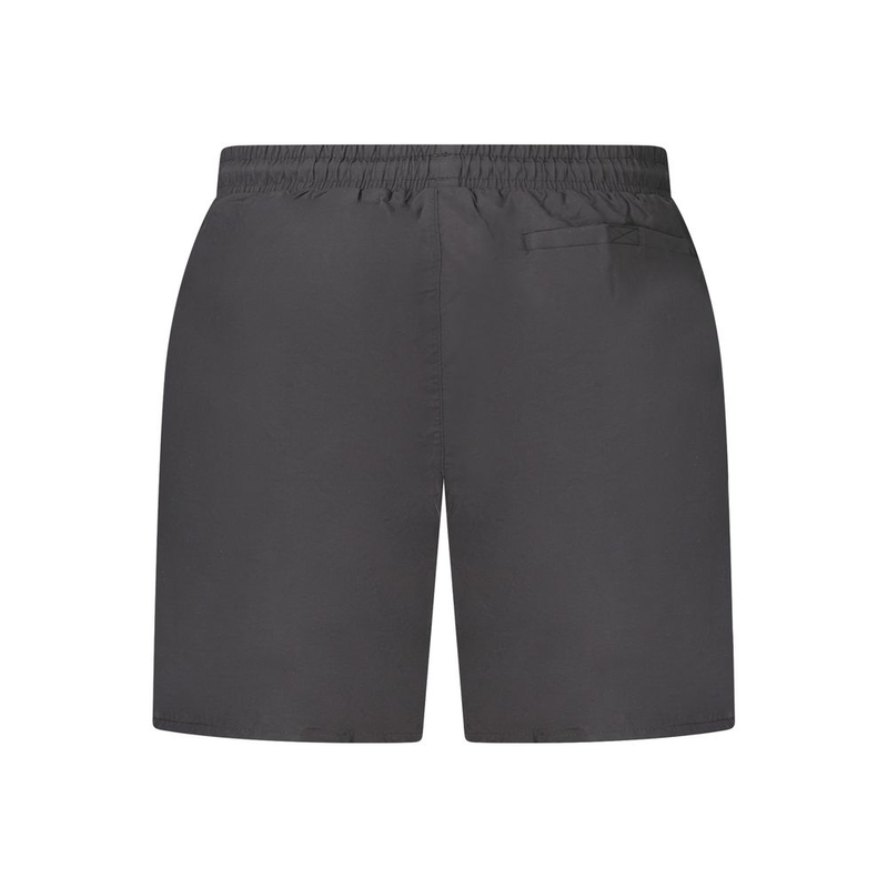 Nero poliammide men's swim boxer-null