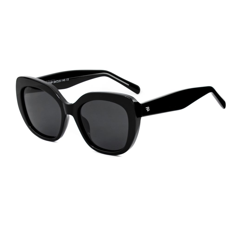 Black acetate sunglasses-null