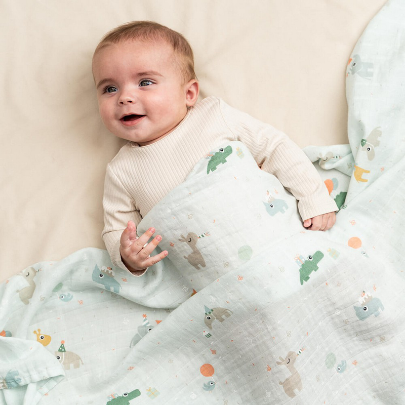 Done by deer swaddle celeration - blue-null