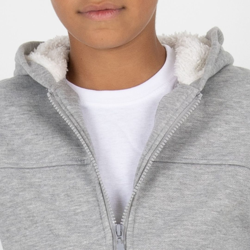 Children tracksuit set with hook and fur on the inside #fz1003-null