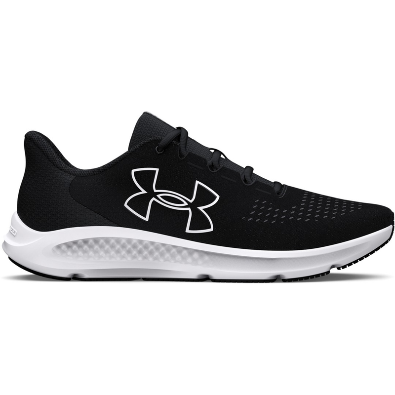 Product image: Under armour charged pursuit 3 big logo men running shoes black 3026518-001-null