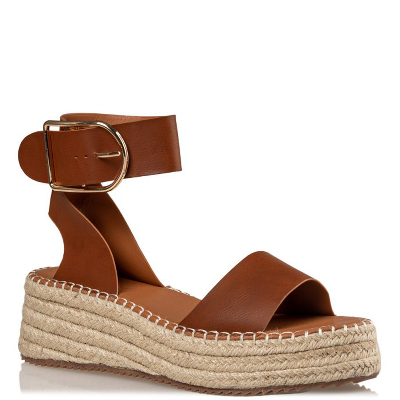 Miss nv flatform espadrilles, camel-null