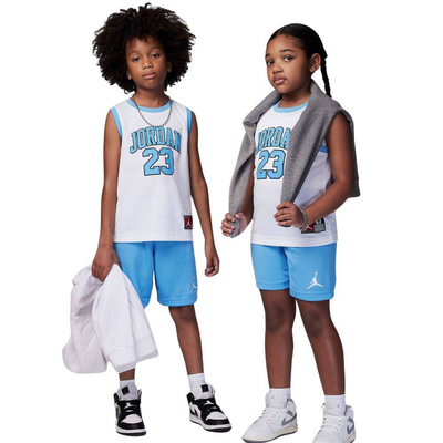 Nike jordan little kids jordan 23 jersey set, University Blue, medium