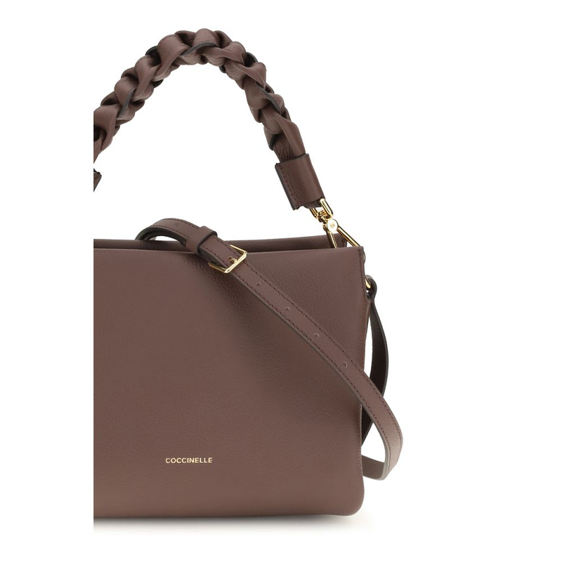 Bicolor calf leather bos taurus handbag-null