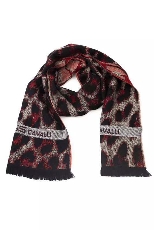 Burgundy wool men scarf-null