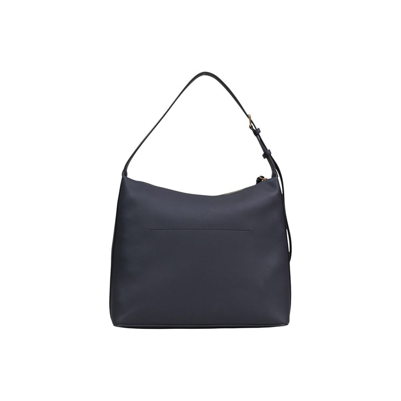 Black polyethylene handbag-null