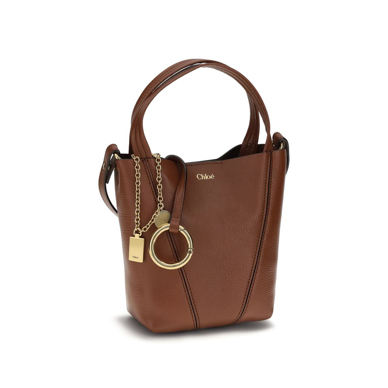 Brown calf leather bos taurus shoulder bag-null