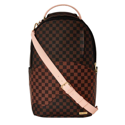 Boujee strap dlxvf backpack, Brown, medium