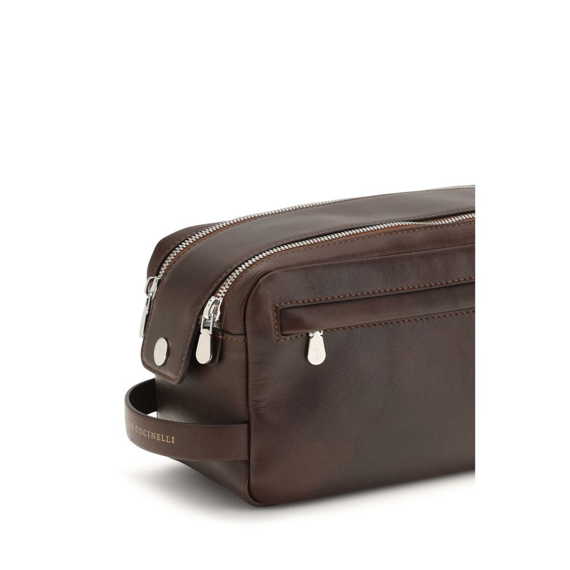 Brown calf leather bos taurus wallet-null