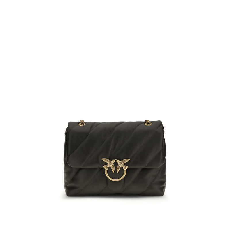 Bicolor calf leather bos taurus shoulder bag-null