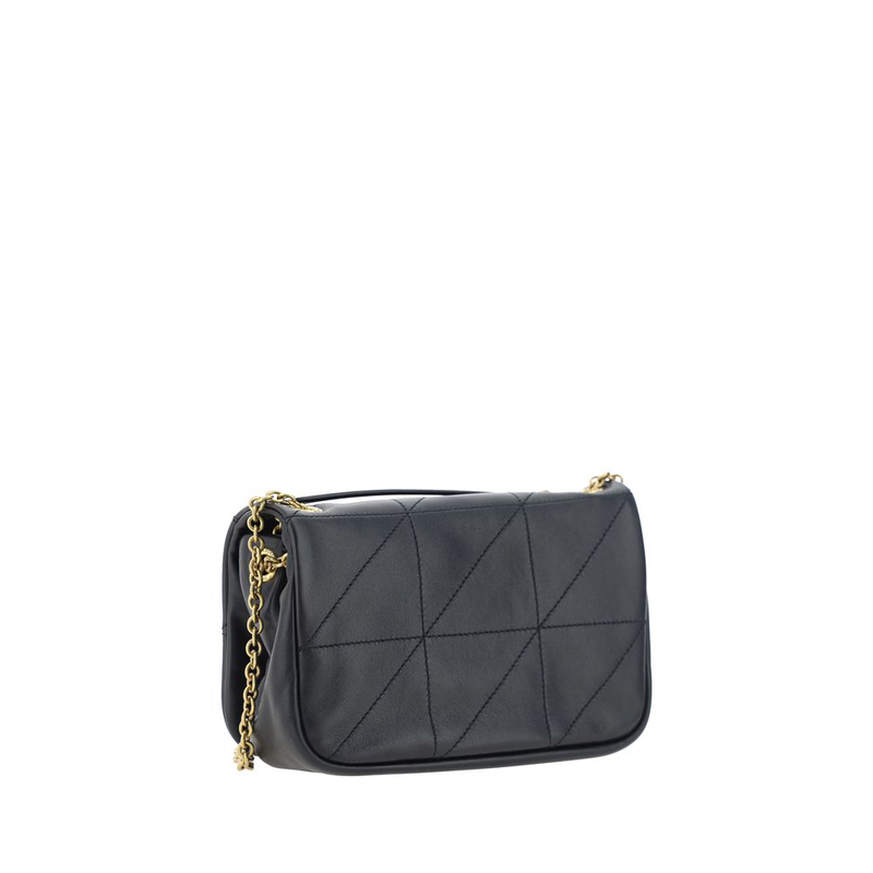 Black lamb ovis aries aries shoulder bag-null