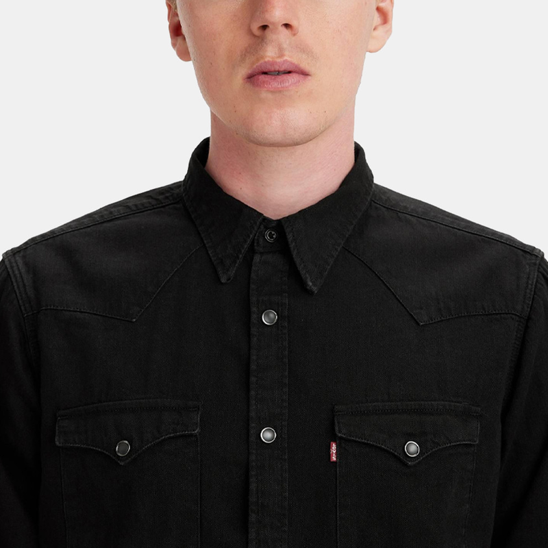 Levis denim western shirt-null