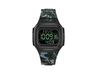 Philipp plein watch hyper shock black camo pwhaa1822, , medium