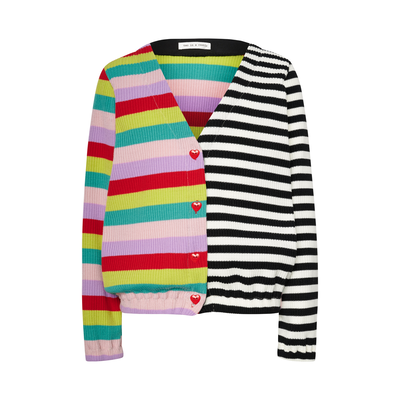 Tc rainbow fantastic striped knitted cardigan kid, Miscellaneous, medium