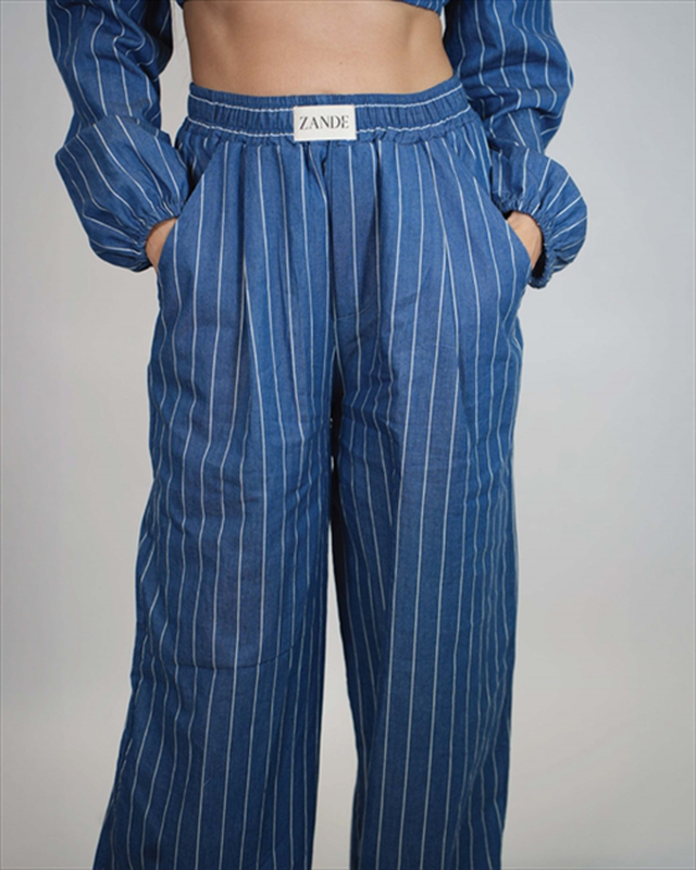 Zande louis dark blue striped set zss2633-null