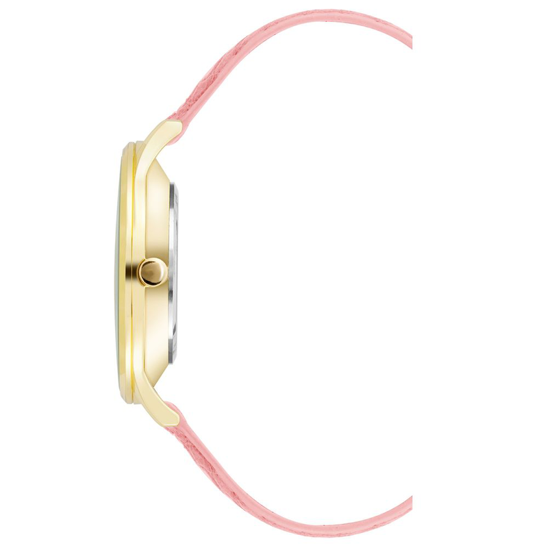 Multicolor leather dress watch-null