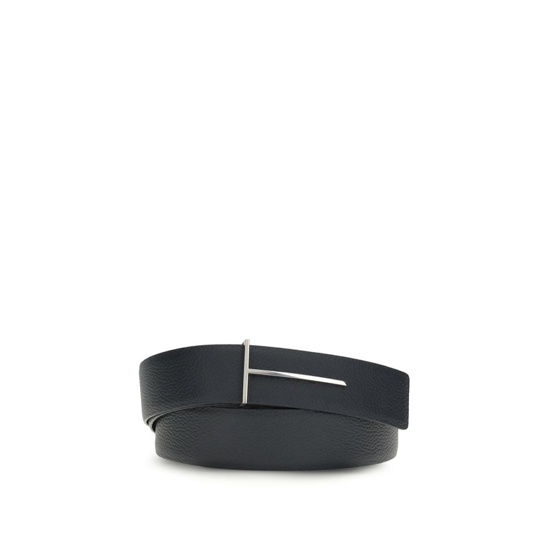 Blue calf leather bos taurus regular belt-null