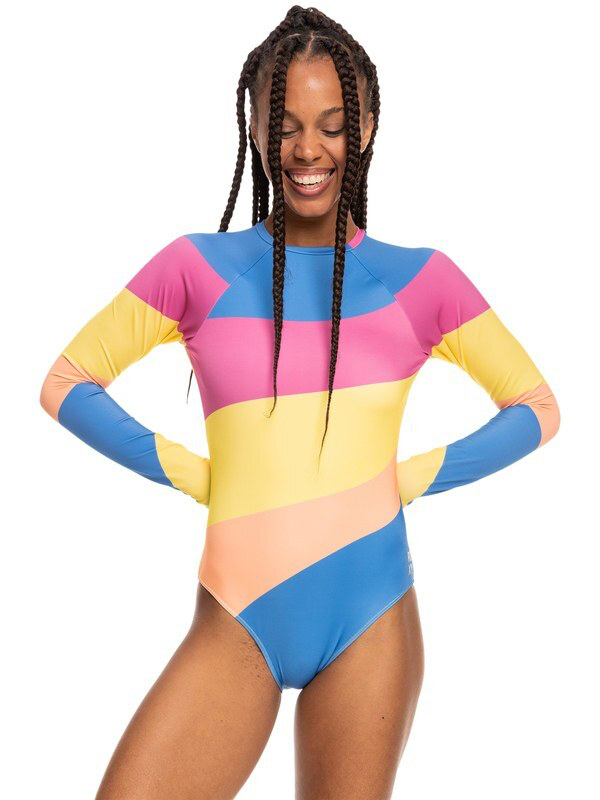 Roxy women pop surf - long sleeve one-piece swimsuit (erjwr0-null