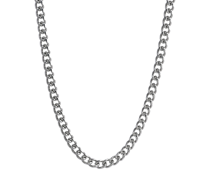 Steel silver necklace chain 60cm, , medium image number null