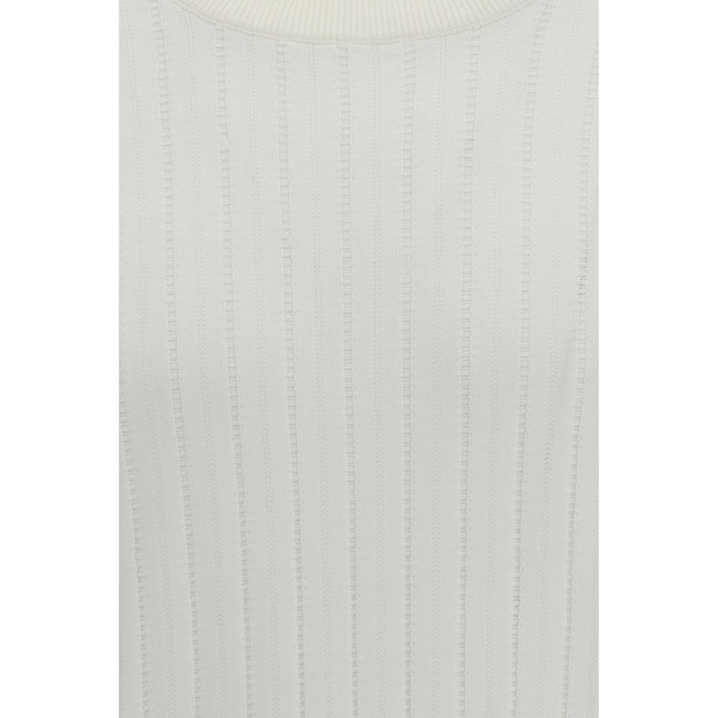 White cotton sweatshirt-null