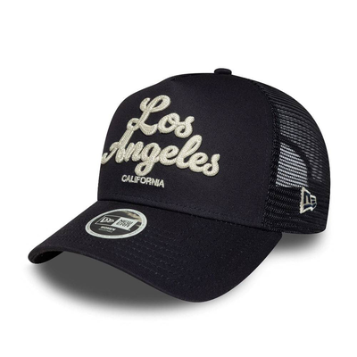 New era wmns city eframe trucker, Navy, medium