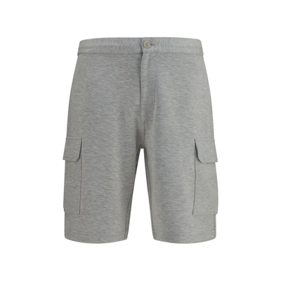 Gray cotton bermuda shorts, Grey, medium