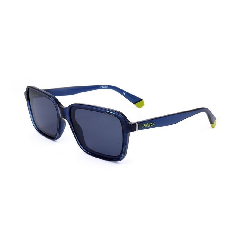 Blue metal sunglasses-null
