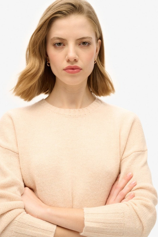 Essential crew neck knitted top-null