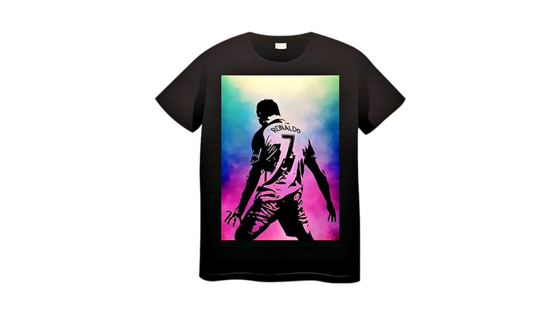 Ronaldo t-shirt 3-4 size black-null