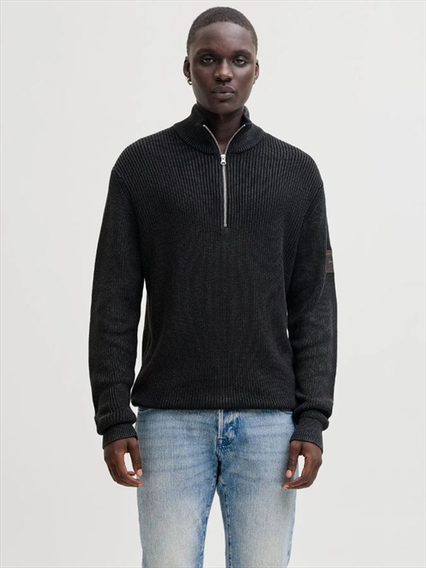 Jackjones jjedetroit knit half zip styd aw25-null