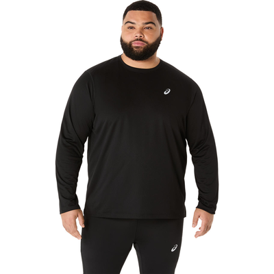 Asics mens core ls top, Black, medium