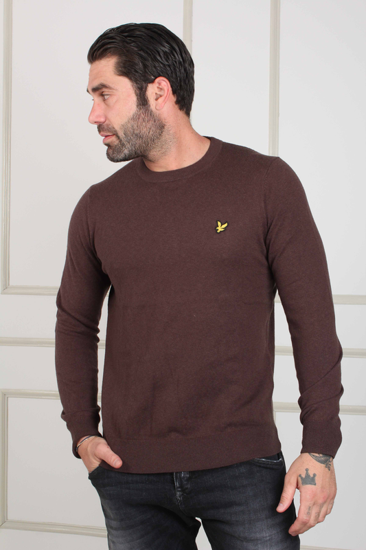 Knitted top crew neck - lyle & scott-null
