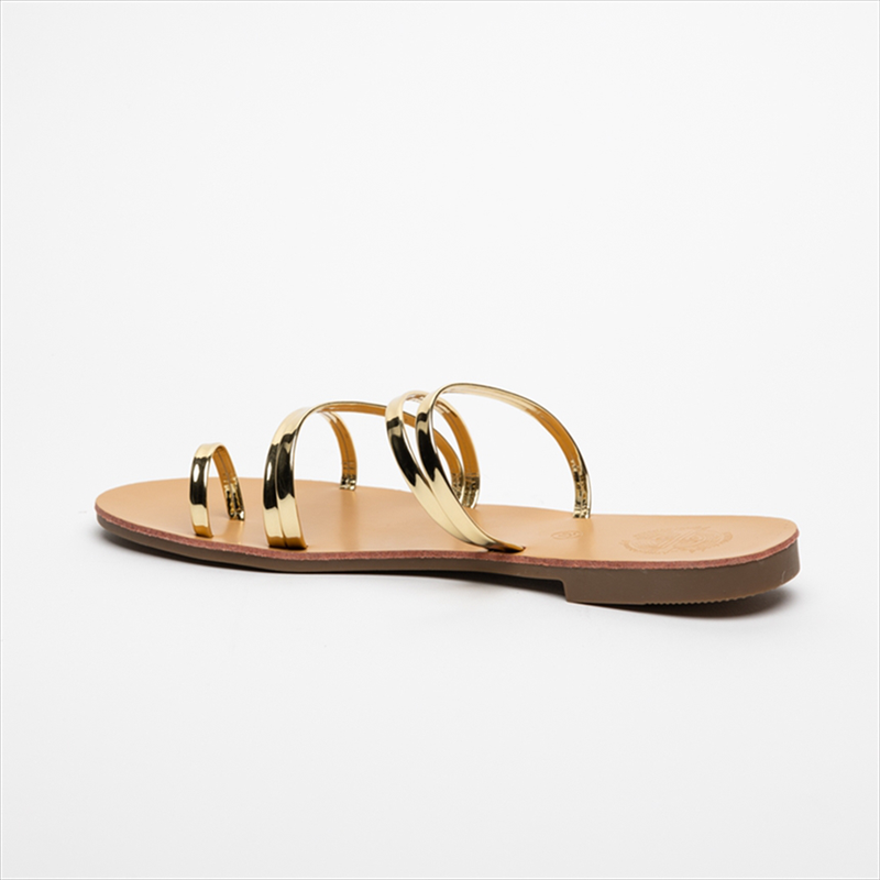 Product image: Athenais flat sandals with metallic straps-null