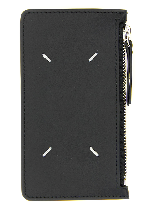Black calfskin cardholder-null