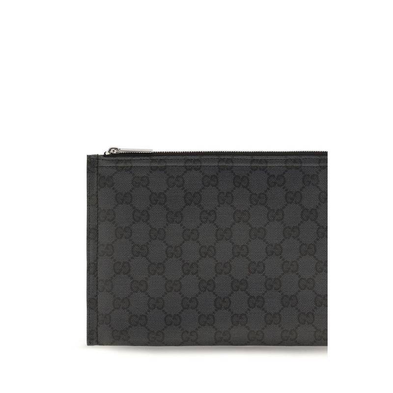 Black fabric shoulder bag-null