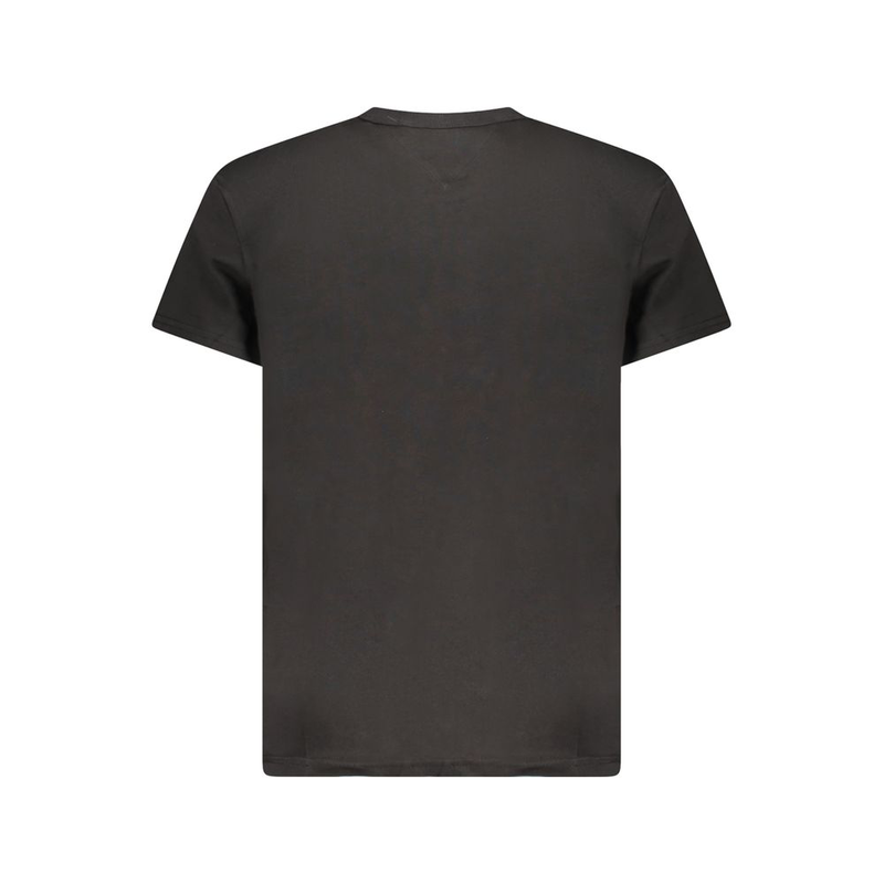 Black cotton men's t-shirt-null
