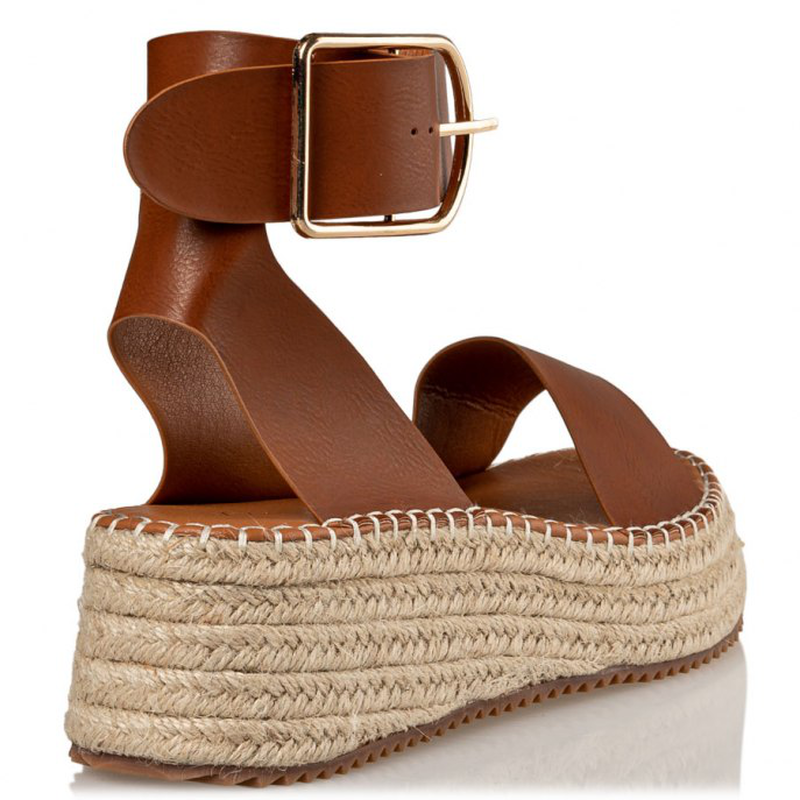 Miss nv flatform espadrilles, camel-null