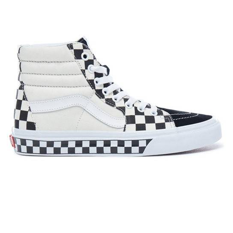 Vans sk8-hi checkered sidewalk image number null