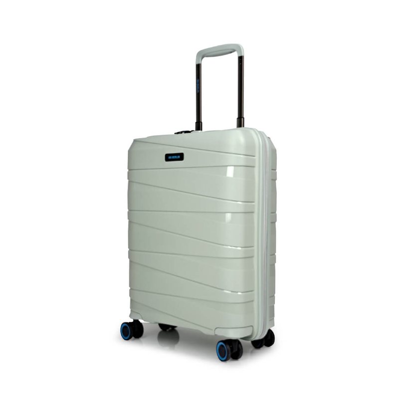 Bg berlin - ted cabin size/carry-on & BG Tumbler Gift (4 wheel) 55cm/20in luggage 10kg suitcase, Oxford Blue-null