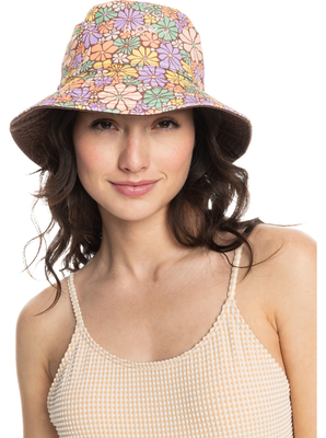 Roxy womens hat jasmine paradise, Root Beer, medium
