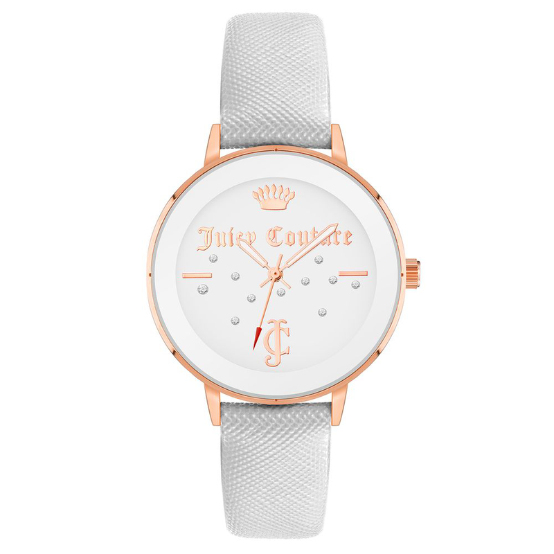 White plastic dress watch-null