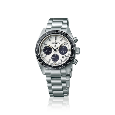Seiko ssc813 solar watch for men - prospex speedtimer collection, Silver, medium