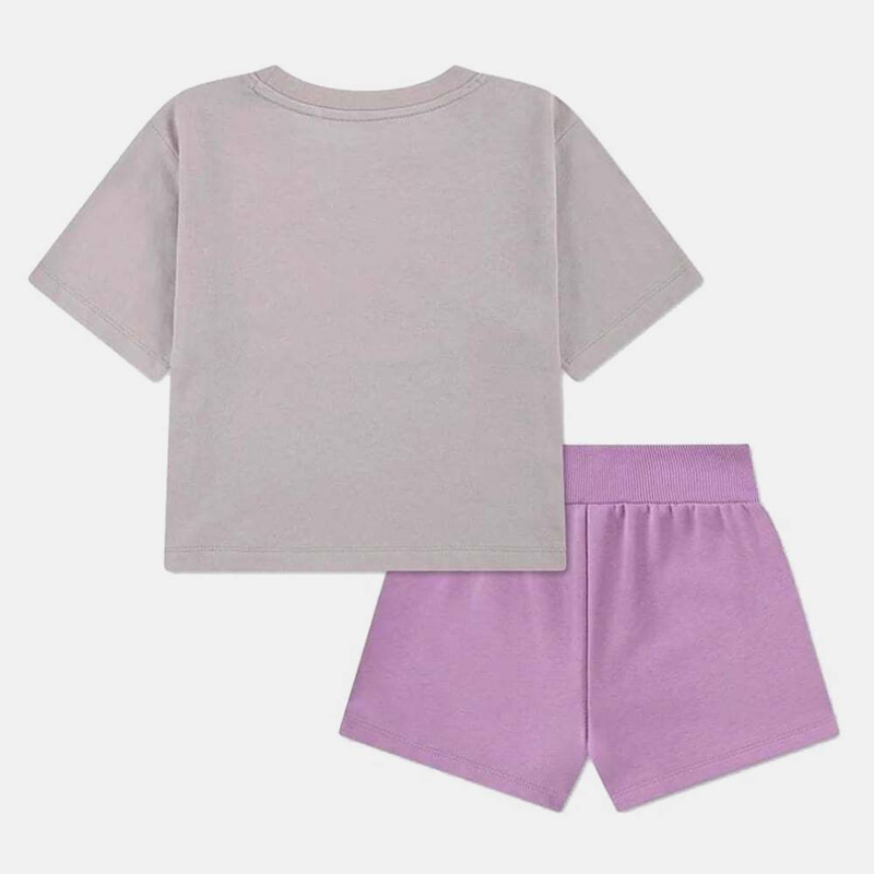 Little girls lace it up freelift short set-null