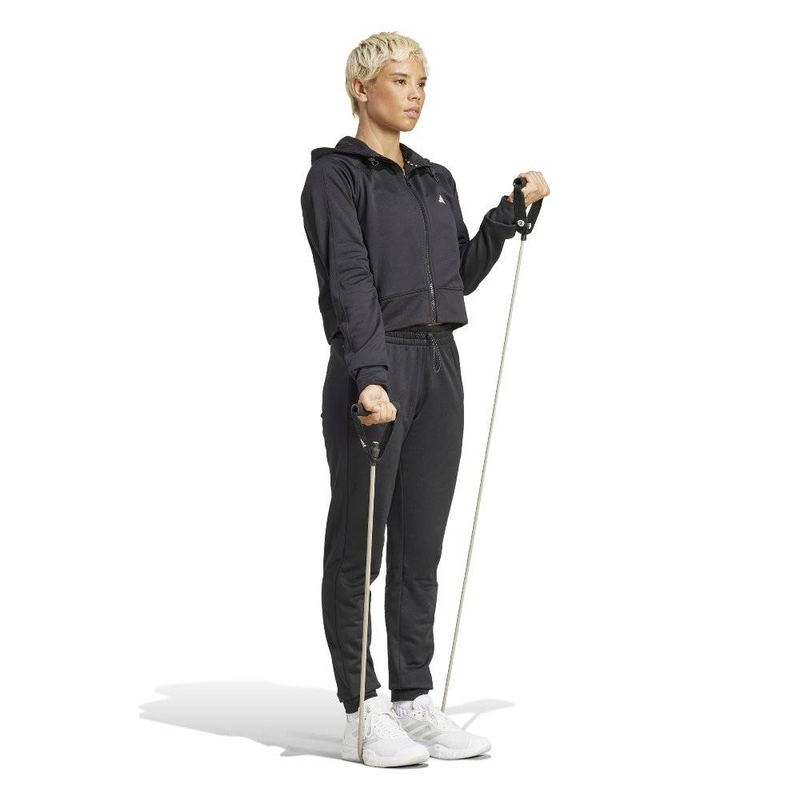 Aeroready game and go full-zip hooded fleece tracktop-null