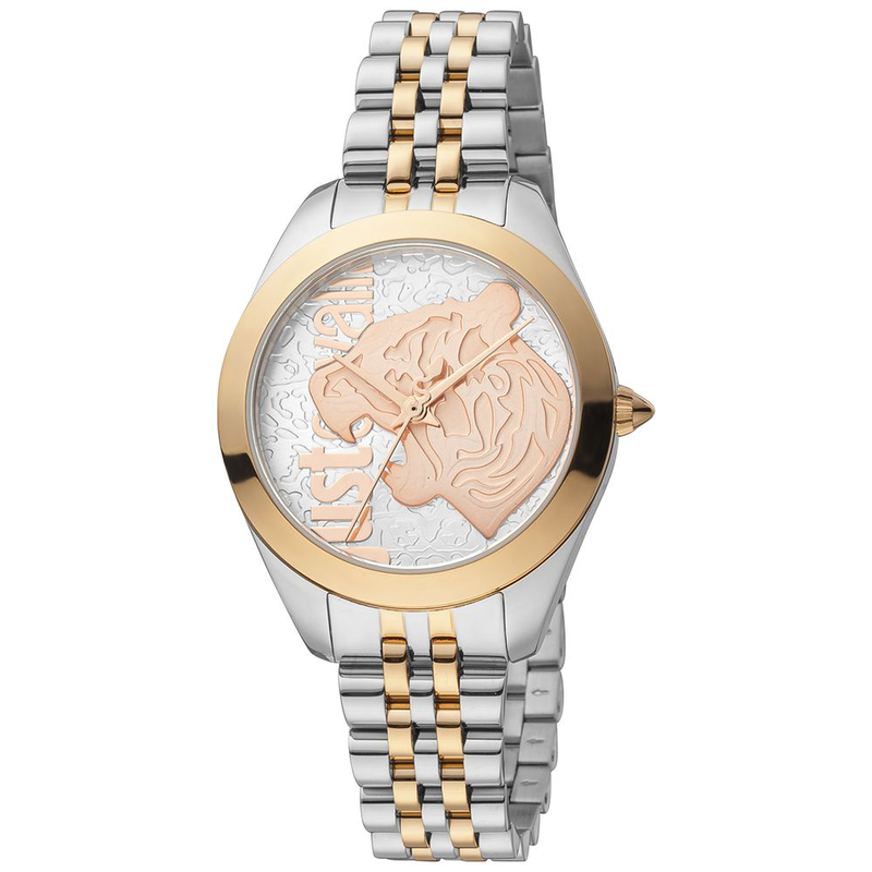Multicolor stainless steel bracelet watch-null
