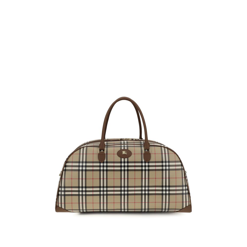 Beige cotton shoulder bag-null