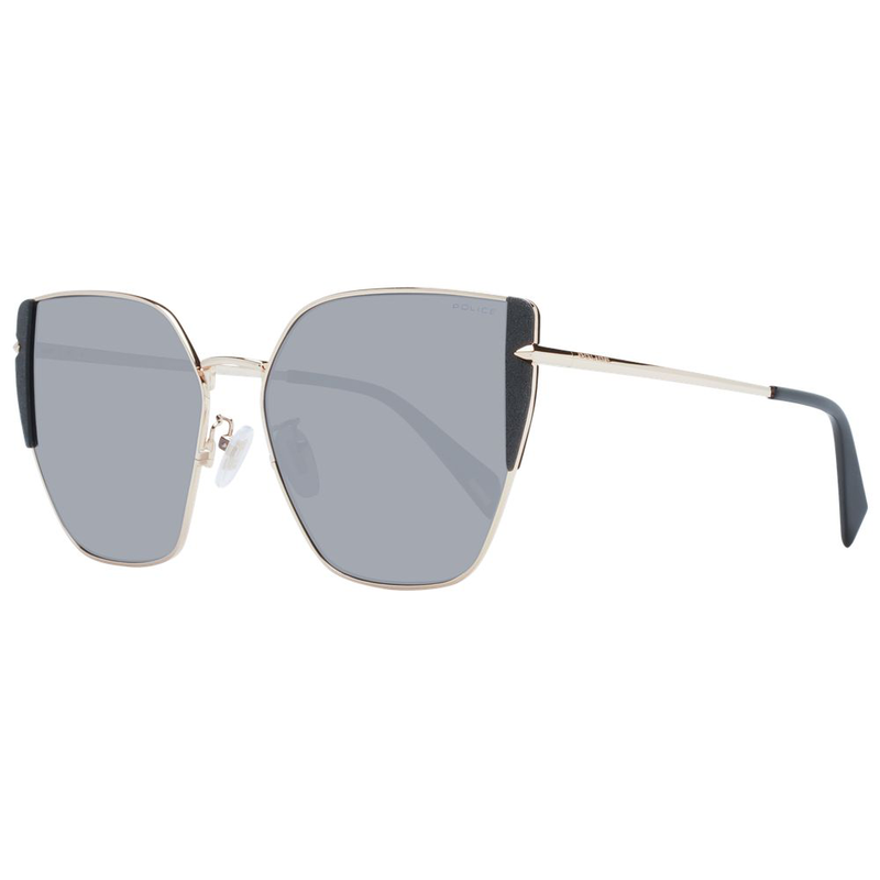 Rose gold metal sunglasses-null