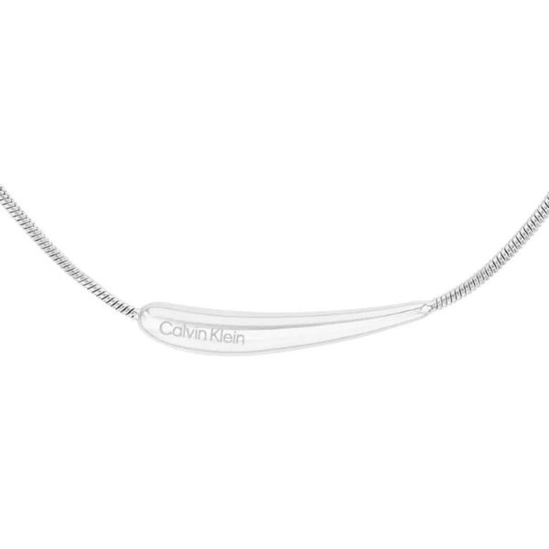 Calvin Klein elongated drops ss necklace image number null
