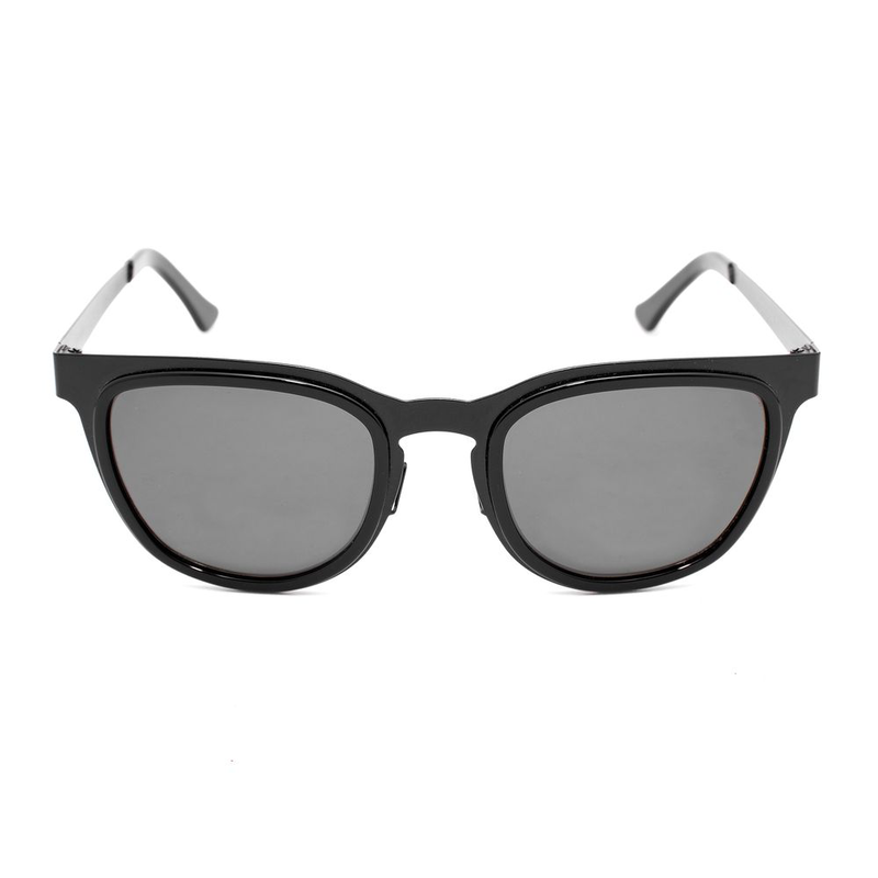Black stainless steel sunglasses-null